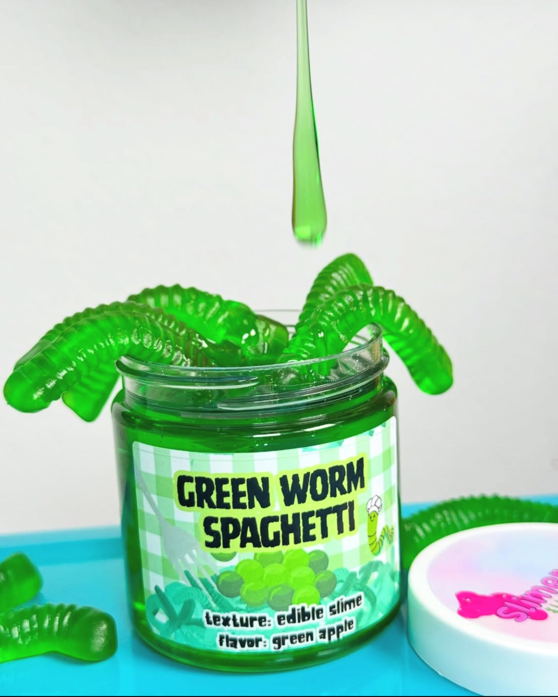 Gummy Worm Spaghetti Slime Candy